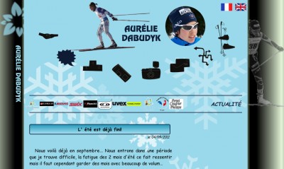 Site internet d'Aurélie