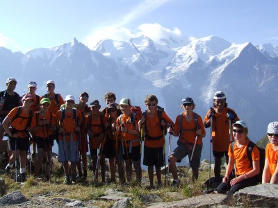 Au Col du Brévent, vue sur le Mont-Blanc